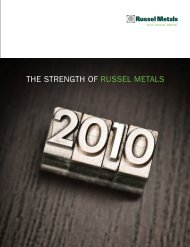 2010 Annual Report - Russel Metals, Inc.