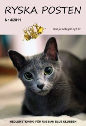 4/2011 - Russian Blue Klubben