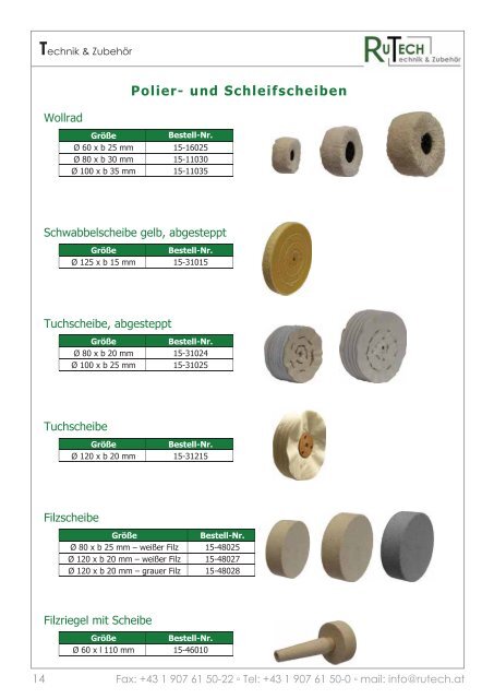 ProduktÃ¼bersicht (PDF) - RUTECH Rupp GmbH