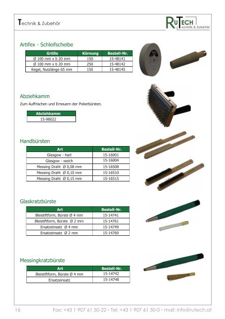 ProduktÃ¼bersicht (PDF) - RUTECH Rupp GmbH