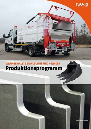 Produktionsprogramm - Warmgewalzter Stahl von Ruukki