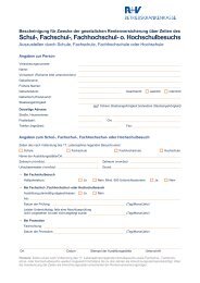 Schulzeitbescheinigung - R+V Betriebskrankenkasse