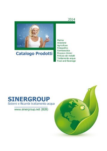 Sinergroup Catalogo Prodotti Everpure Pentek Filtri Acqua Osmosi Inversa Addolcitori Anticalcare
