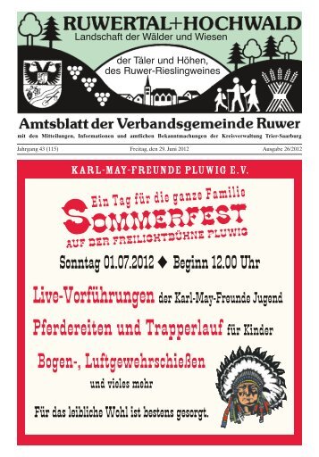 Sommerfest - Verbandsgemeinde Ruwer