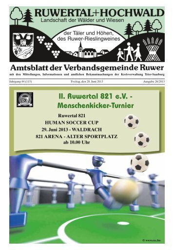 Amtsblatt - Verbandsgemeinde Ruwer