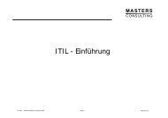 ITIL - EinfÃ¼hrung