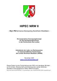HIgh PErformance Computing Nordrhein-Westfalen (HIPEC NRW II)
