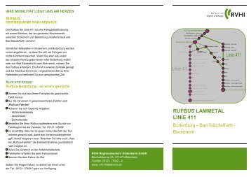 Rufbus Lammetal Linie 411 Bodenburg - Bad Salzdetfurth - RVHI ...