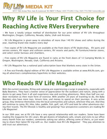 Download the Entire Media Kit - RV Life Magazine