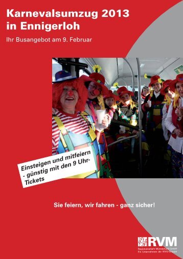 Fahrplan Karneval Ennigerloh - RVM