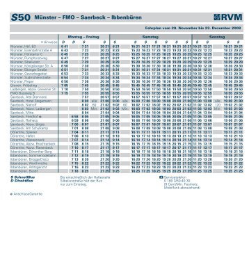 S50 MÃ¼nster â FMO â Saerbeck â IbbenbÃ¼ren - RVM