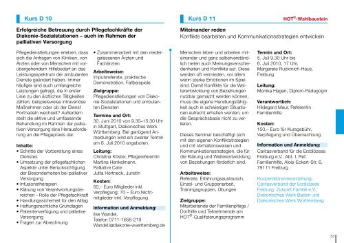 Kursbuch 2010 - Bildungsportal der Evangelischen Landeskirche in ...