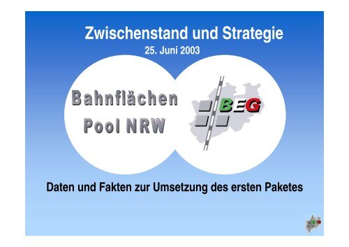 PDF, 4,3 MB - BahnflächenEntwicklungsGesellschaft NRW mbH