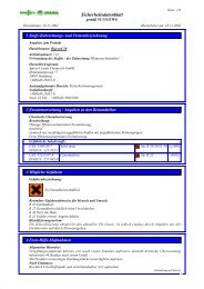 Sicherheitsdatenblatt - RW Agrar GmbH Hassberge