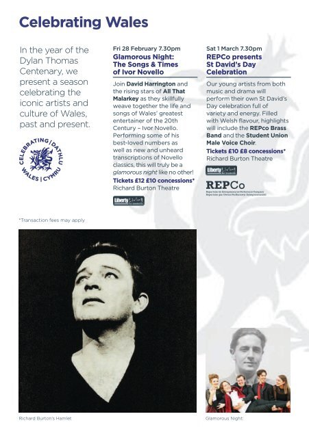 What's On - Spring 2014 - Royal Welsh College of Music & Drama