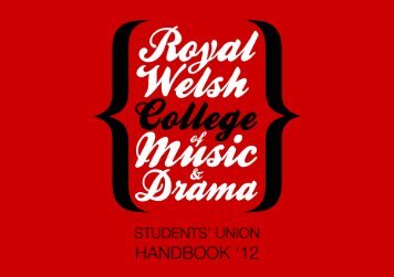 Untitled - Royal Welsh College of Music & Drama