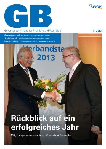 Genossenschaftsblatt 4/2013 - RWGV