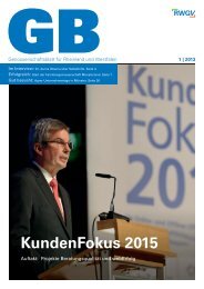 Genossenschaftsblatt 1/2013 - RWGV