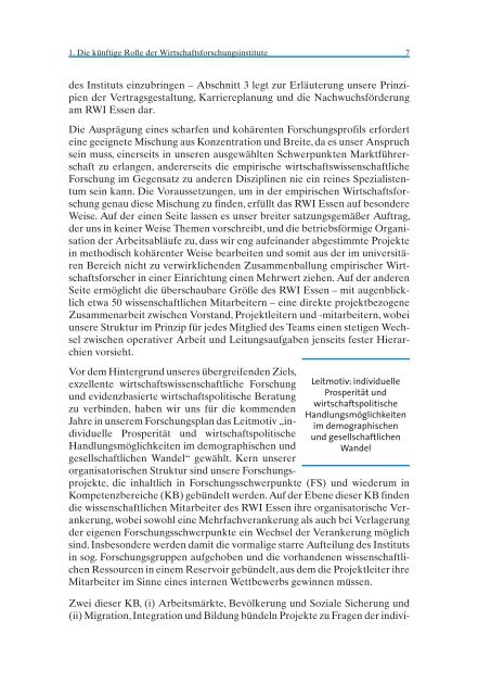 Arbeitsbericht des RWI 2003 - Rheinisch-WestfÃ¤lisches Institut fÃ¼r ...