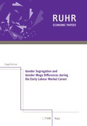 Gender Segregation and Gender Wage Differences during the Early ...
