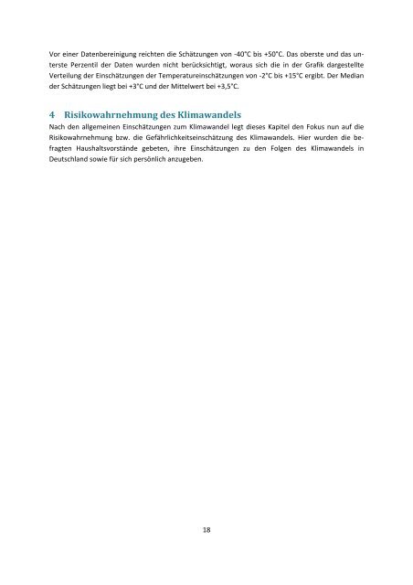 Klimawandel in Deutschland: Risiko- wahrnehmung, Wissensstand ...