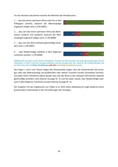 Klimawandel in Deutschland: Risiko- wahrnehmung, Wissensstand ...