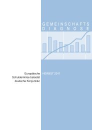 Gemeinschaftsdiagnose Herbst 2011 - Institute for Advanced Studies