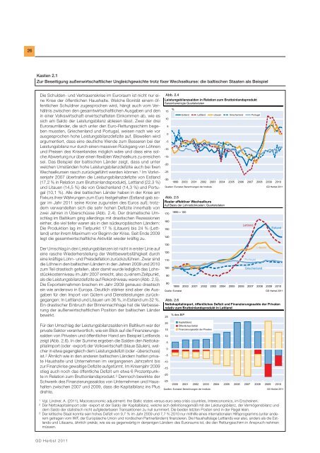 Gemeinschaftsdiagnose Herbst 2011 - Institute for Advanced Studies