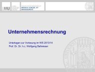 Unternehmensrechnung WS 2013/14 – Skript - LMU