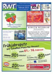 Februar - RWT - Magazin fÃ¼r die SÃ¼dwestpfalz