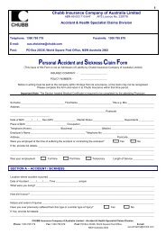 Club Workers Personal Accident Claim Form - RWWA Home