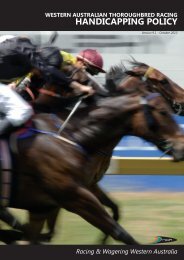 Western Australian Thoroughbred Racing Handicapping Policy