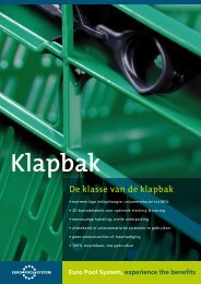 De klasse van de klapbak - Euro Pool System