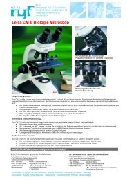 Leica CM E Biologie Mikroskop - Ryf AG