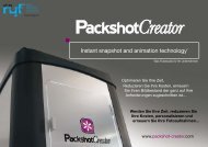 PackshotCreator - Ryf AG