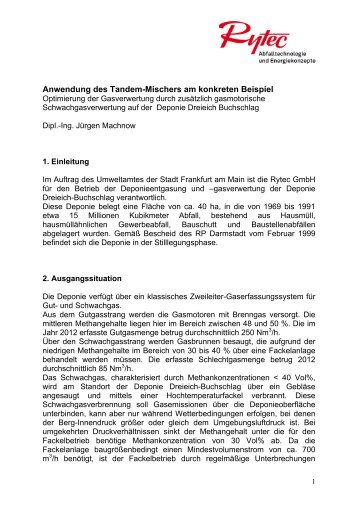 Anwendung des Tandem-Mischers am konkreten Beispiel_Ja - Rytec