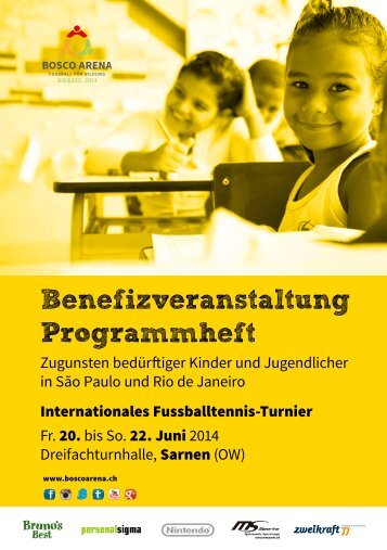 Benefizveranstaltung Programmheft