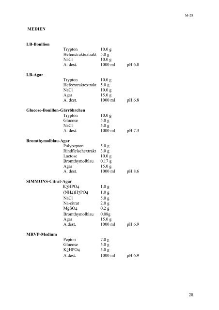 MIKROBIOLOGISCHES PRAKTIKUM FÜR STUDIERENDE DER ...