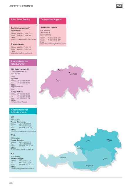 SICHERHEITSBELEUCHTUNG - RZB Leuchten