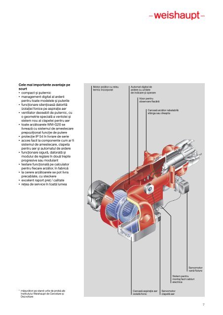 4. Prospect arzatoare Weishaupt pe Gaz WM G 20