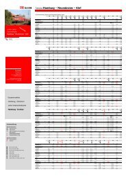 Fahrplan Hamburg – Neumünster – Kiel - Bahn.de