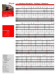 Fahrplan (Hamburg-) Neumünster – Flensburg ... - Bahn.de