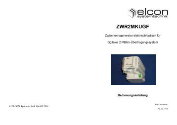 ZWR2MKUGF - Elcon Systemtechnik