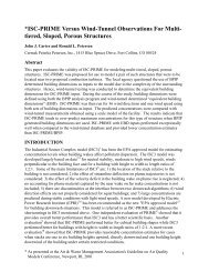 *ISC-PRIME Versus Wind-Tunnel Observations For Multi ... - CPP