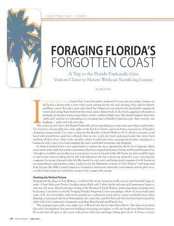 Foraging Florida's Forgotten Coast - Lissa Poirot