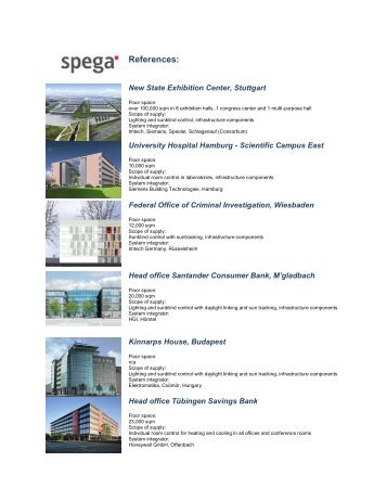 References Building Management Systems