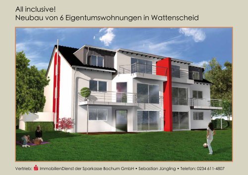 All Inclusive Neubau Von 6 Eigentumswohnungen In Wattenscheid