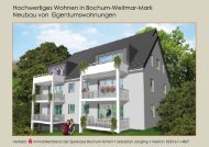 Hochwertiges Wohnen in Bochum-Weitmar-Mark Neubau von ...