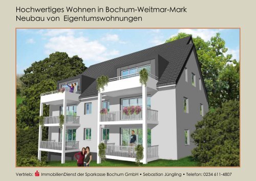 Hochwertiges Wohnen in Bochum-Weitmar-Mark Neubau von ...