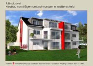 All inclusive! Neubau von 6 Eigentumswohnungen in Wattenscheid